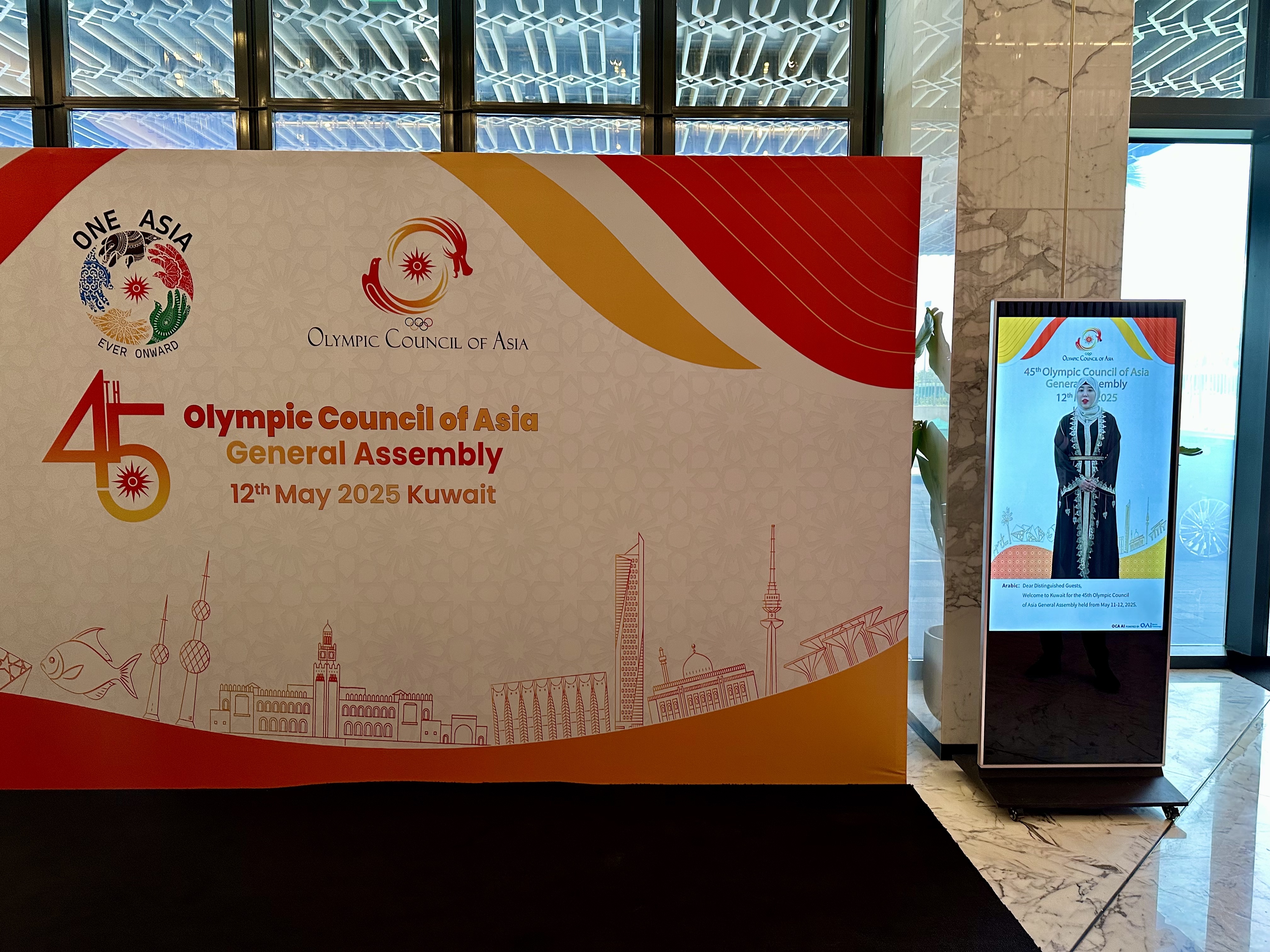 OAI Sports Technology Supports the 45th OCA General Assembly with Multilingual AI Avatars